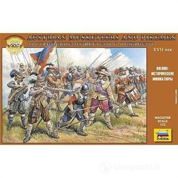 SOLDATI MOSCHETTIERI AUSTRIACI 1/72
