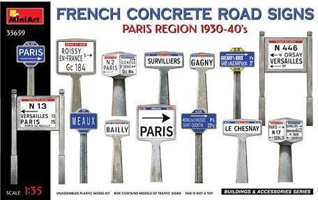 CARTELLI STRADALI FRANCESI '30-40 1/35