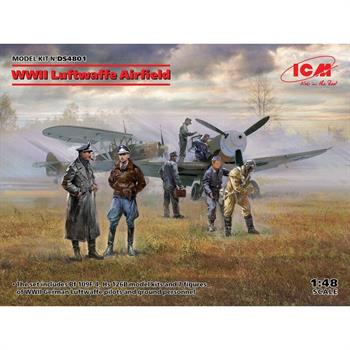 SET WWII AIRFIELD LUFTWAFFE KIT 1/48