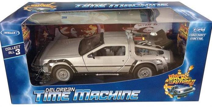 AUTO DELOREAN RITORNO AL FUTURO 2 1/24