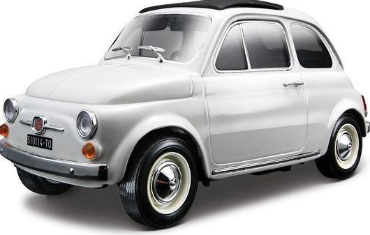 AUTO FIAT 500 F BIANCA 1/18