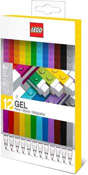 12 PENNE LEGO GEL COLORATE