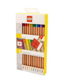 12 MATITE COLORATE LEGO
