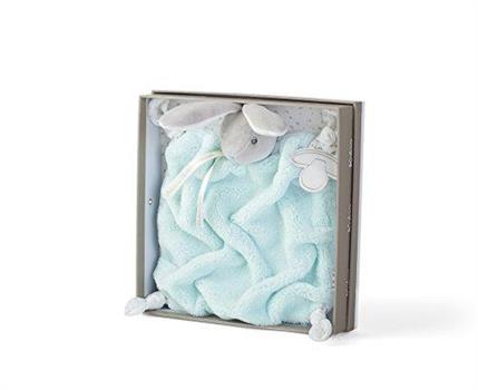 DOUDOU PLUME CONIGLIO AZZURRO
