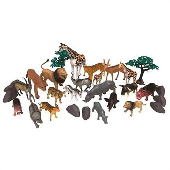CUBO 30 PZ ANIMALI DELLA SAVANA