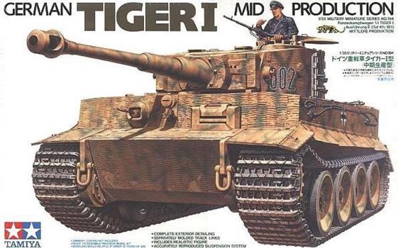 CARRO ARMATO TIGER I KIT 1/35