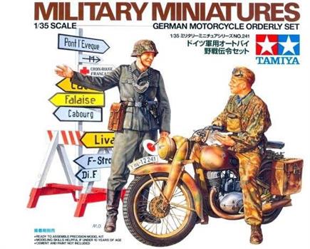MOTO TEDESCA + SOLDATI 1/35