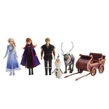 FROZEN2 AVVENTURA IN SLITTA 5 PERSONAGGI