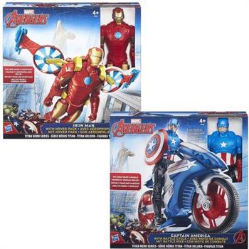 AVENGERS PERSONAGGI CON VEICOLO ASS