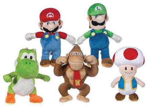SUPER MARIO PELUCHE ASSORTITI CM 40