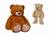 PELUCHE ORSO MARRONE 43 CM ASSORTITI