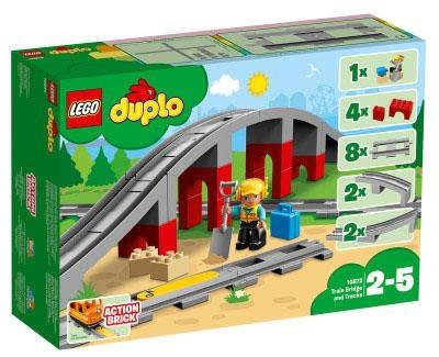 DUPLO PONTE E BINARI FERROVIARI