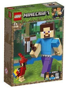 MINECRAFT STEVE CON PAPPAGALLO