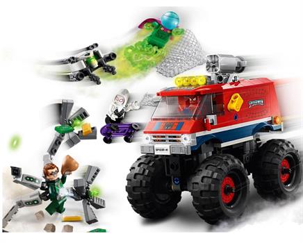 SPIDER-MAN MONSTER TRUCK VS MYSTERIO
