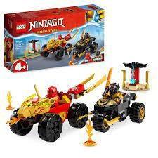 NINJAGO BATTAGLIA SU AUTO E MOTO