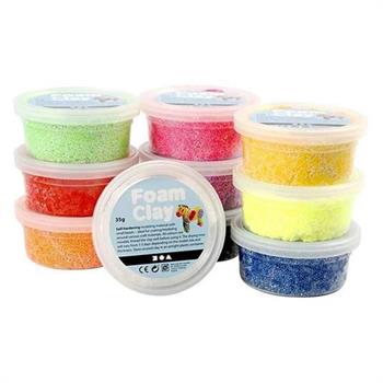 SET CREATIVO 10 COLORI FOAM PLAY