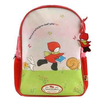 ZAINO ASILO POPPI LOVES ROSSO
