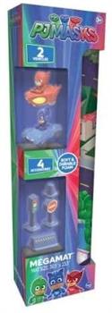 MEGAMAT PJMASKS TAPPETO + VEICOLI + ACC.