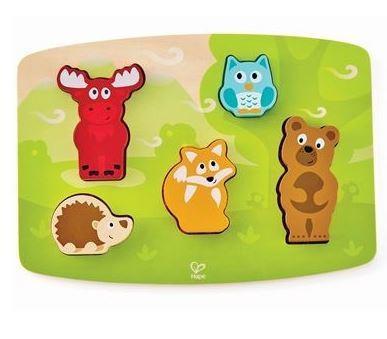 PUZZLE TATTILE ANIMALI DELLA FORESTA