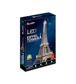 3D PUZZLE EIFFEL TOWER CON LED
