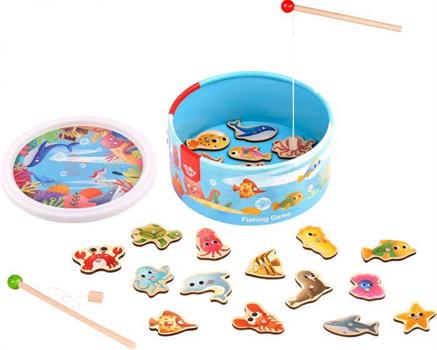 GIOCO DELLA PESCA MAGNETICA IN LEGNO