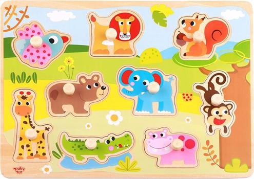 PUZZLE ANIMALI DELLA FORESTA IN LEGNO