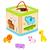 CUBO LEGNO FORMINE ANIMALI