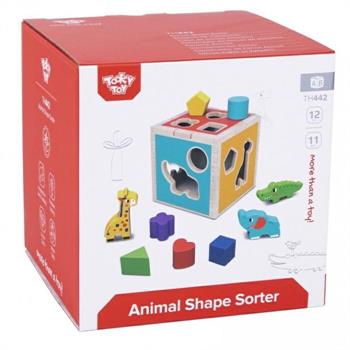 CUBO CON ANIMALI AD INCASTRO