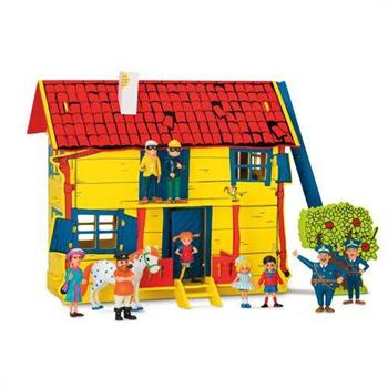 PIPPI CASA LEGNO + PERSONAGGIO