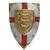 SCUDO CAVALIERE LEONE