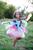 VESTITO FATINA DEI FIORI CON SPALLINE