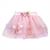 GONNA TULLE ROSA CON PETALI