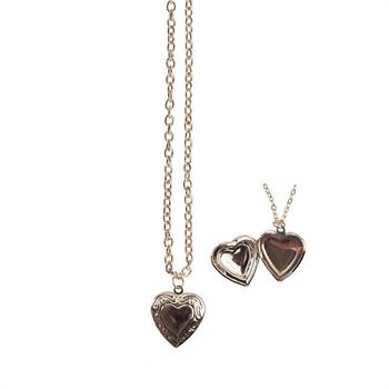 COLLANA MEDAGLIONE CUORE APRIBILE