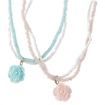 COLLANA ROSA COLORI ASSORTITI