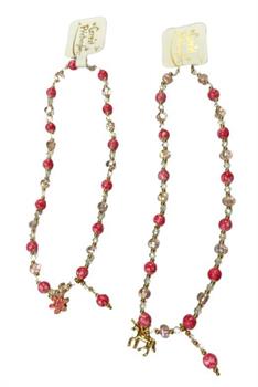 COLLANA PINK CRYSTAL CIONDOLI ASSORTITI