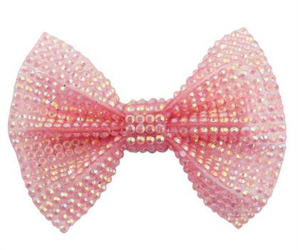 MOLLETTA PER CAPELLI FIOCCO ROSA