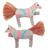 MOLLETTE PER CAPELLI DIVA ZEBRA 2 PEZZI