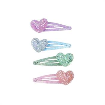 MOLLETTE PER CAPELLI CUORI 2 PEZZI
