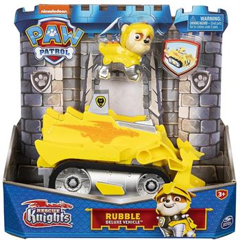 PAW PATROL RESCUE KNIGHTS VEICOLO RUBBLE