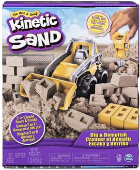 KINETIC SAND CANTIERE E VEICOLO 2 IN 1