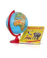 MAPPAMONDO ZOO 25CM+ LIBRO ANIMALI