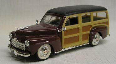 AUTO FORD WOODY BORDEAUX 1/43