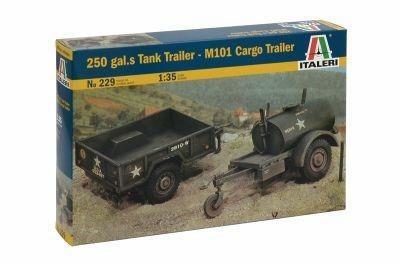 RIMORCHIO TANK TRAILER+CARGO KIT 1/72