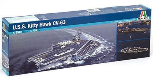 PORTAEREI KITTY HAWK KIT 1/720