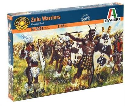 SOLDATI GUERRIERI ZULU 1/72