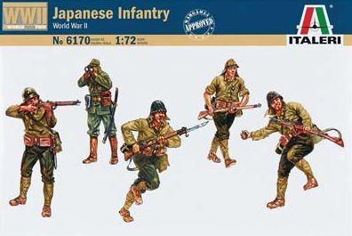 SOLDATI FANTERIA GIAPPONESE WWII 1/72