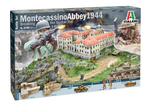 SET DIORAMA MONTECASSINO 1944 1/72