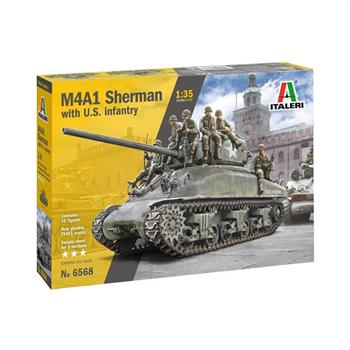 CARRO ARMATO M4A1 SHERMAN KIT 1/35