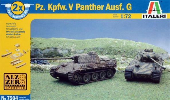 CARRO ARMATI KPFW+PANTHER KIT 1/72