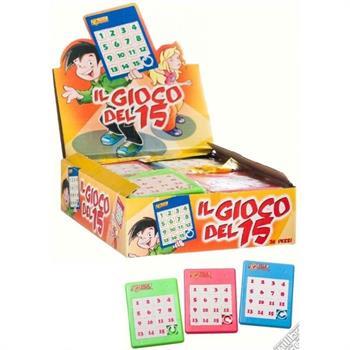 GIOCO DEL 15 COLORI ASSORTITI